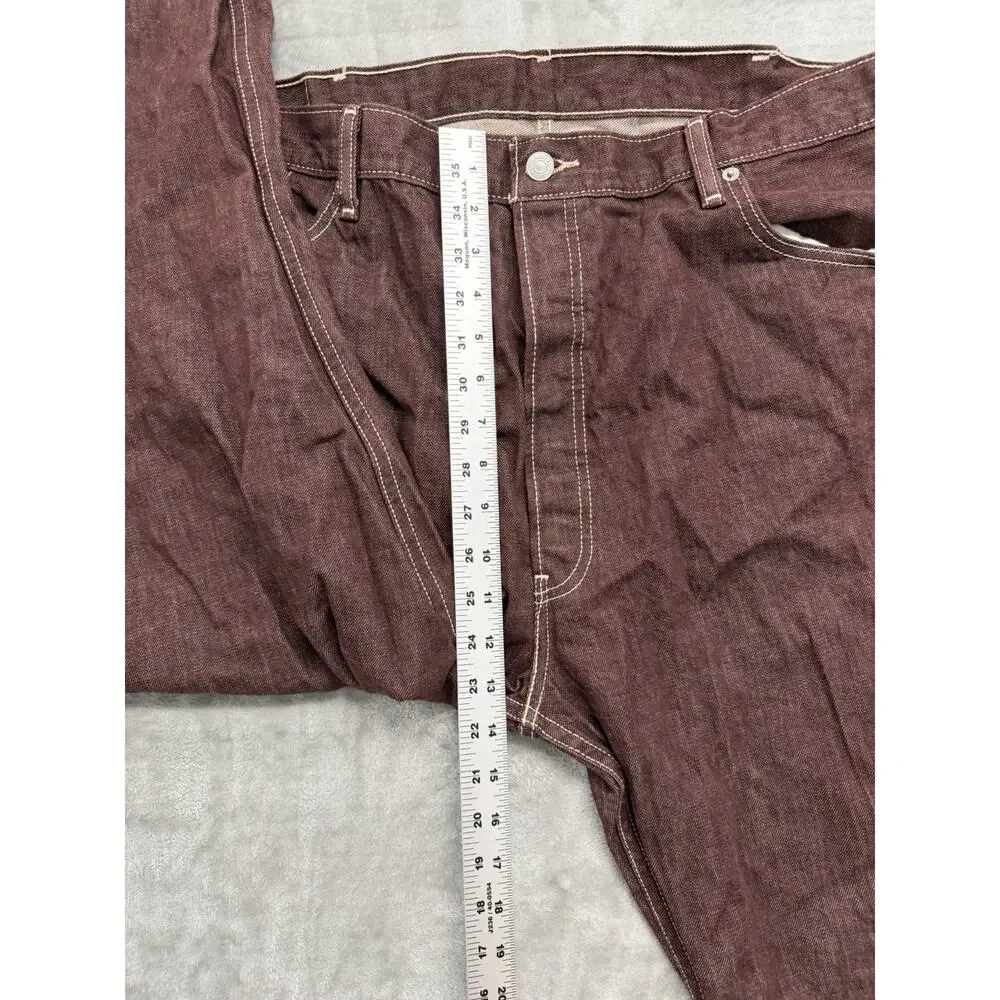 Levi's 501 XX Men's Jeans 44x34 Fits 40x26 Straight Leg Button Fly Hemmed